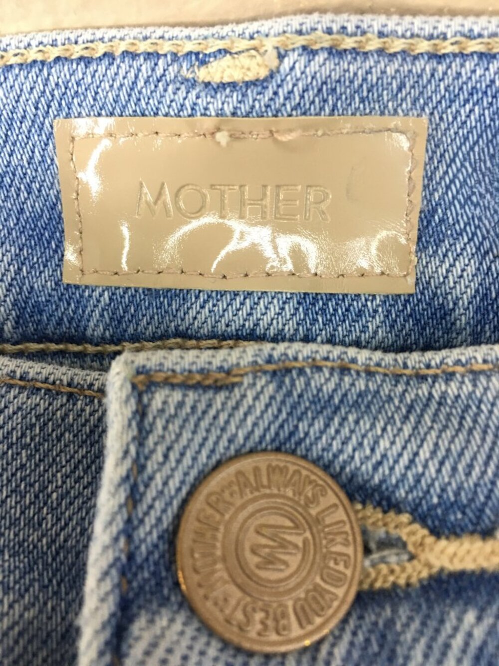 MOTHER "The Kick It" High Waist Straight Leg Jeans - size 26 - "Your Turn" wash - Picture 5 of 16